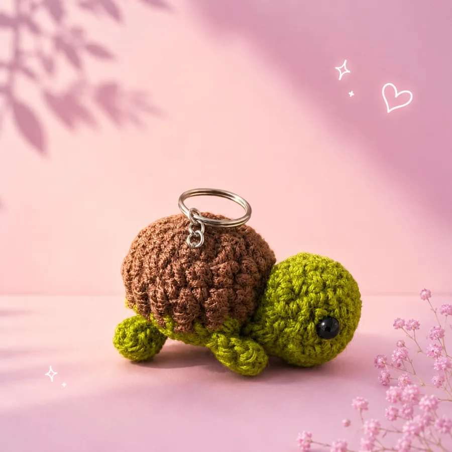 Mini Turtle Keychain