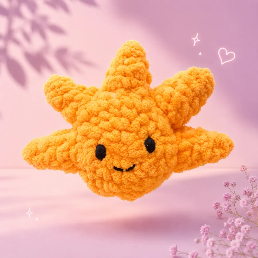 Sunshine Smiley Amigurumi